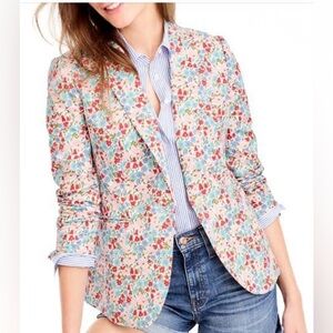 J.Crew Campbell blazer in a vibrant Liberty floral print